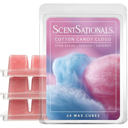 Cotton Candy Cloud Scented Wax Melts (10 Ounce)
