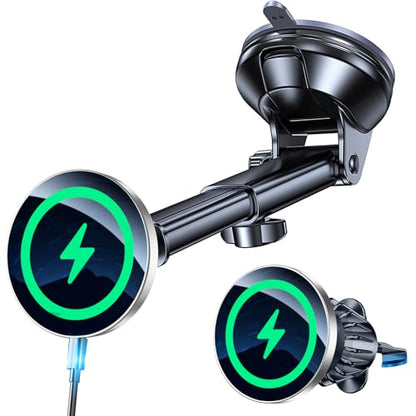 15W Magsafe Car Mount Charger Magnetic Phone Holders for Your Car