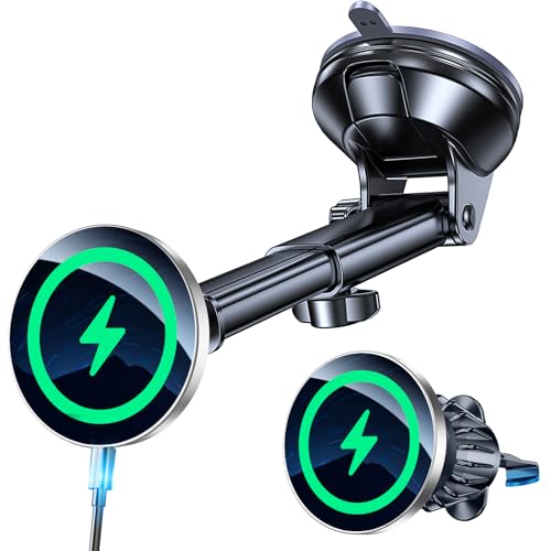 15W Magsafe Car Mount Charger Magnetic Phone Holders for Your Car