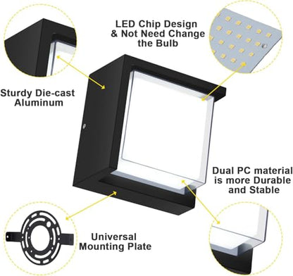 12W LED Outdoor Wall Light for House with Waterproof