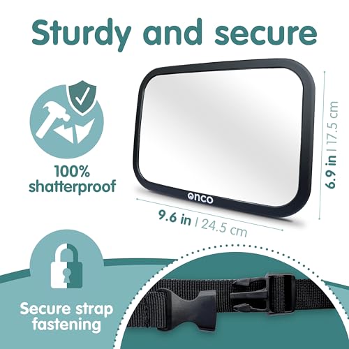 Baby Car Mirror for Rear Facing Seats (2 Count)