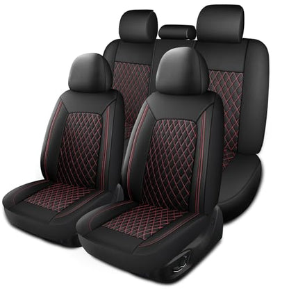 Faux Leather Full Set Car Seat Covers