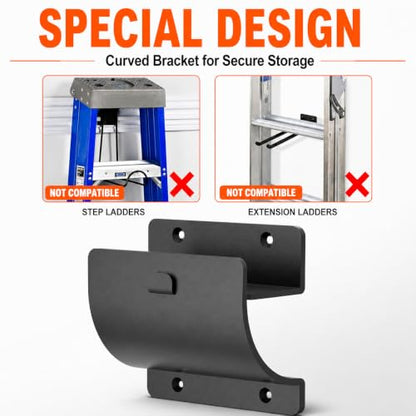 Heavy Duty Ladder Hook for Garage (2 Count)