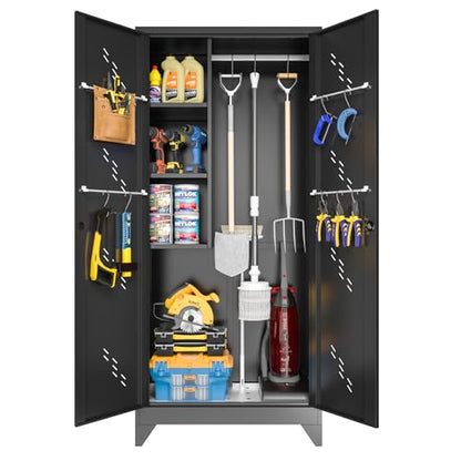 Broom Closet Storage Cabinet