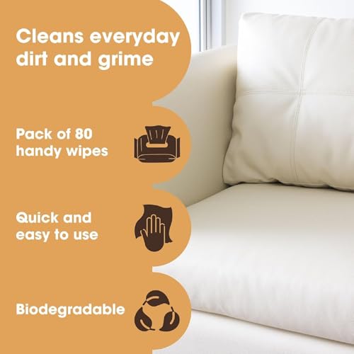 Leather Cleaning Wipes (80 Count)