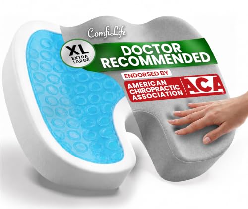 Extra Large Gel & Memory Foam Seat Cushion