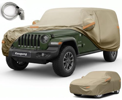 Custom Fit Car Cover for Jeep Wrangler 4 Door 4Dr Unlimited JK JL