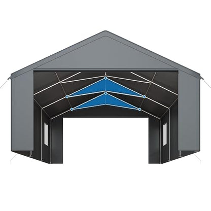 20x20 FT Heavy Duty Carport Tent with All