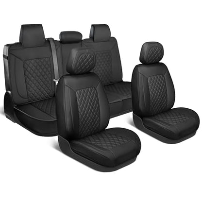 Curated Onyx Leather Seat Covers for Cars & SUVs