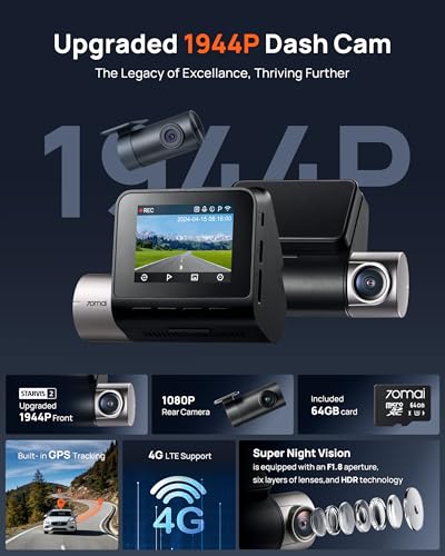 Dash Cam Front and Rear A510