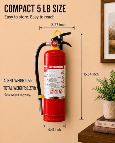 ABC Dry Chemical Fire Extinguisher (80 Ounce)