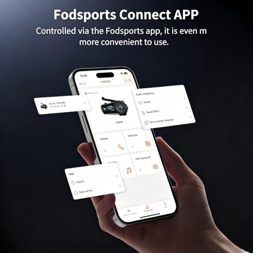 FX8 PRO Motorcycle Bluetooth Intercom