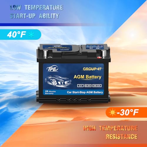 AGM Battery BCI Group 47