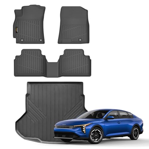 Floor Mats & Cargo Liner Custom for Kia K4 2025 2026 Sedan