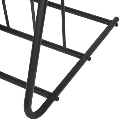 6 Bike Metal Rack Stand Freestanding Garage Bicycle Storage