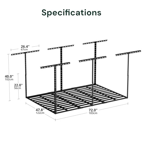 4x6 Garage Storage Overhead Rack Organization (2 Count)