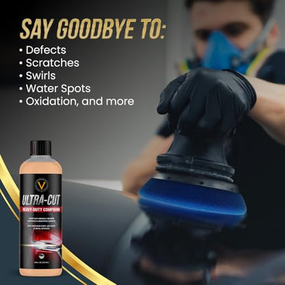 VPD Ultra Cut Heavy Polishing Compound for Extreme Correction 16 oz (16 Ounce)