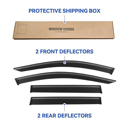 Window Visors Rain Guards for 2018