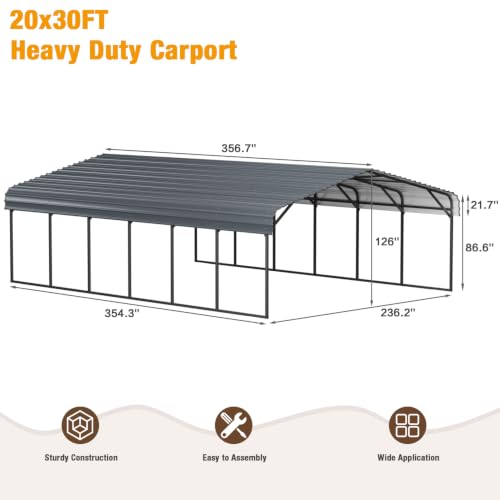 20'x30' Metal Carport