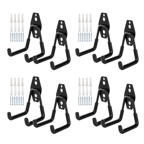 8 Pack Garage Hooks Heavy Duty (8 Count)