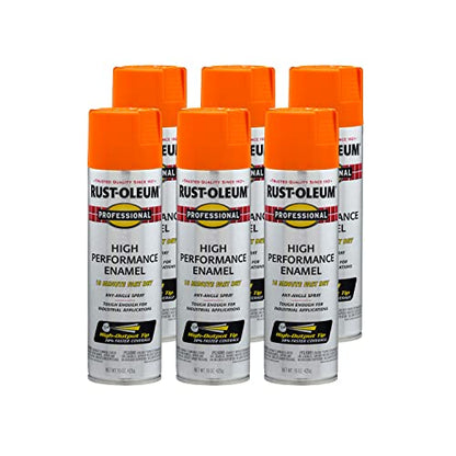 Professional High Performance Gloss Safety Orange Spray Paint (90 Fl Oz)