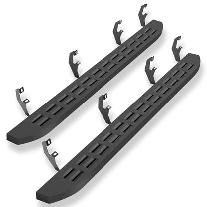 6'' Heavy Duty Carbon Steel Running Boards Side Steps Nerf Bars for 2019