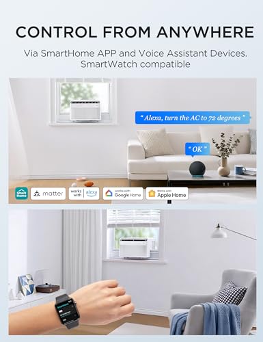 10 000 BTU U Shaped Smart Inverter Window Air Conditioner