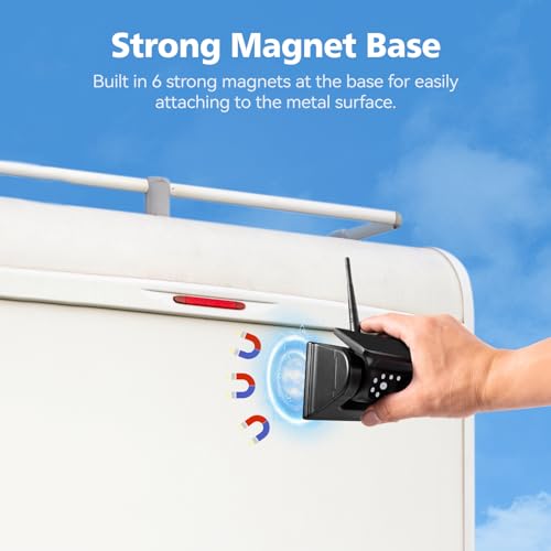 10.1" 2 Magnetic Solar Wireless Backup Camera (2 Count)