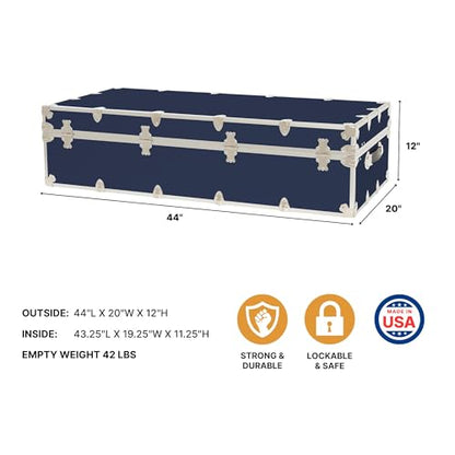 Rhino Trundle Storage Trunk with Wheels