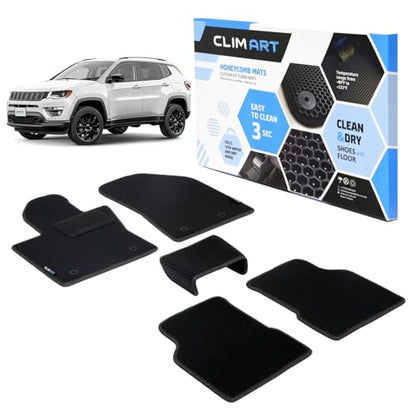 All Weather Car Floor Mats Compatible with Jeep Compass 2017