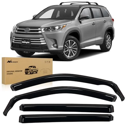 in Channel Window Rain Guards for Toyota Highlander 2014
