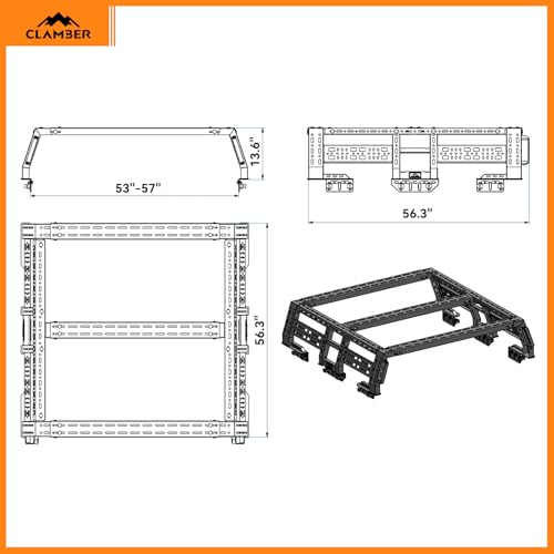 Overland Bed Rack for Mid