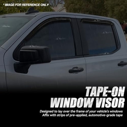 Tape On Window Visors for 1999 (4 Count)