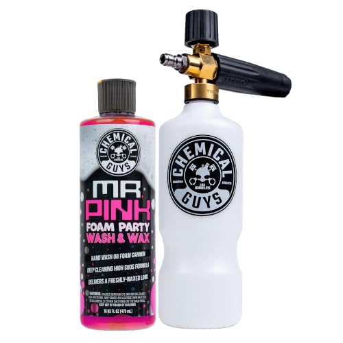 TORQ Foam Cannon & Mr. Pink Foam Party Wash & Wax Kit (16 Fl Oz)
