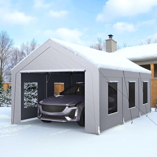 Carport 12x20 ft Heavy Duty