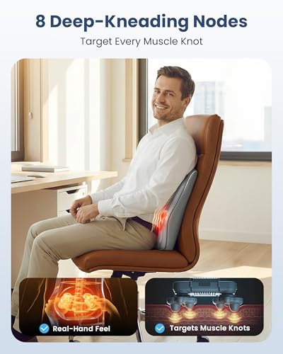 Lumbar Support Cushion with Kneading Massage