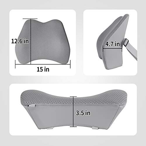 Memory Foam Lumbar Support Pillow for Car