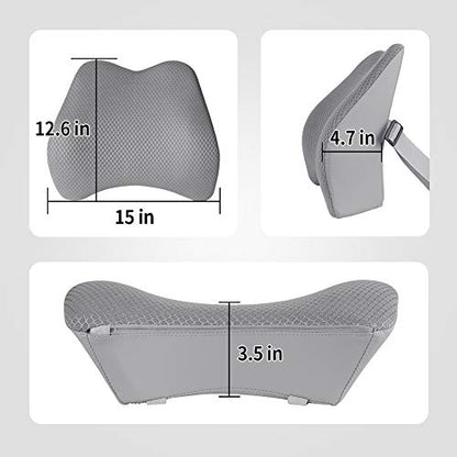Memory Foam Lumbar Support Pillow for Car