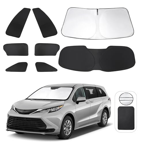 Window Shades for Toyota Sienna 2021 (8 Count)