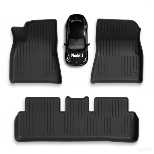Floor Mats for Tesla Model 3 2023 (3 Count)