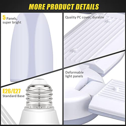 LED Garage Lights 2 Pack (4 Count)