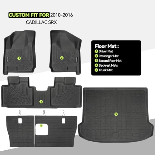 All Weather TPE Floor Mat Set for 2010