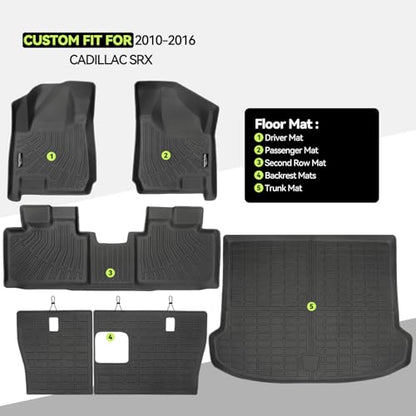 All Weather TPE Floor Mat Set for 2010