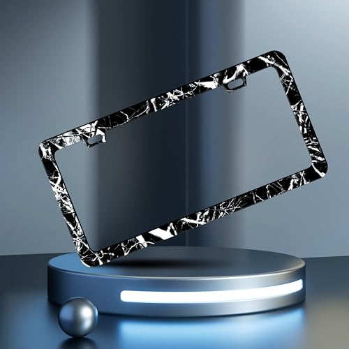 Branches Trunks Camo License Plate Frame Stainless Steel 6x12 Inch 2