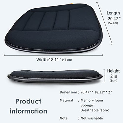 Car Seat Cushion Pad for Home Use Car Driver Seat Office Chair Memory Foam Seat Cushion