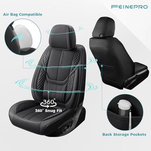 Universal Car Seat Covers for SUVs Sedans Trucks Black