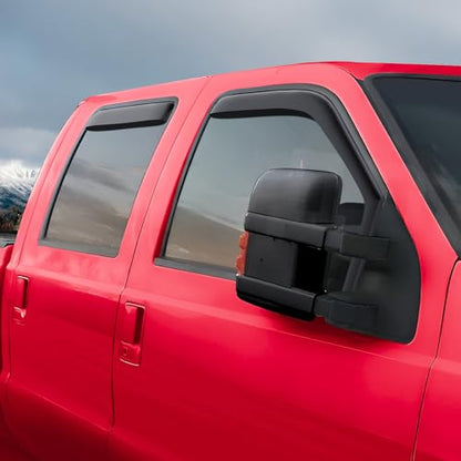 in Channel Extra Durable Rain Guards for Ford F250 to F550 Super Duty 1999