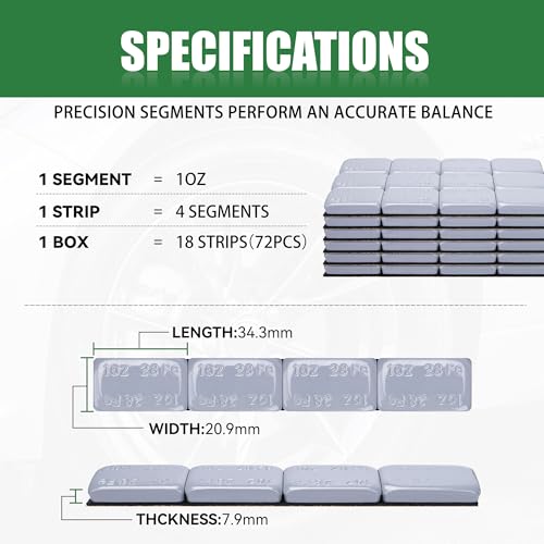 1OZ Adhesive Wheel Weights