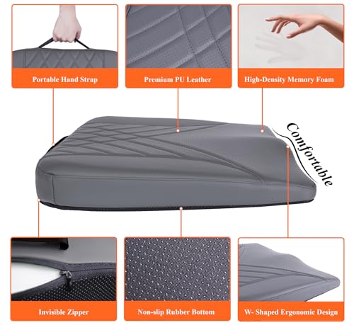 Memory Foam Car Seat Cushion for Driving Comfort and Office Use