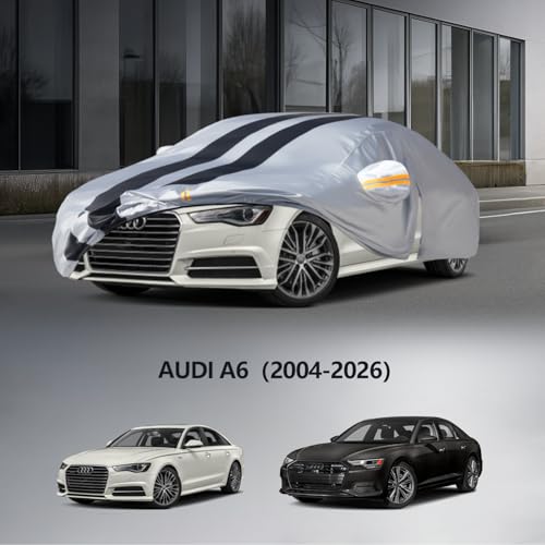 Multi Layer Car Cover Custom Fit for Audi A6